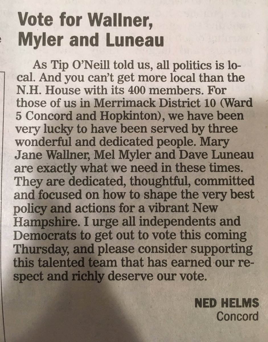 JonnyXperience's tweet image. Thoughtful letter regarding #NHPolitics ... with one glaring error.

#SpotTheError 😑