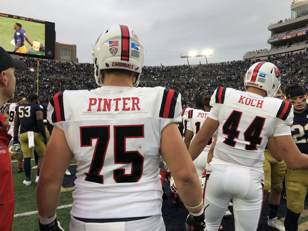 angdicarlo's tweet photo. It wasn’t the final score he wanted but boy does Danny Pinter have a lot to be proud of. The South Bend native &amp; @Adams_Eagles alum brought Ball St to town &amp; gave the Irish one heck of a fight. Well done Danny! https://t.co/arIGOLVjA7