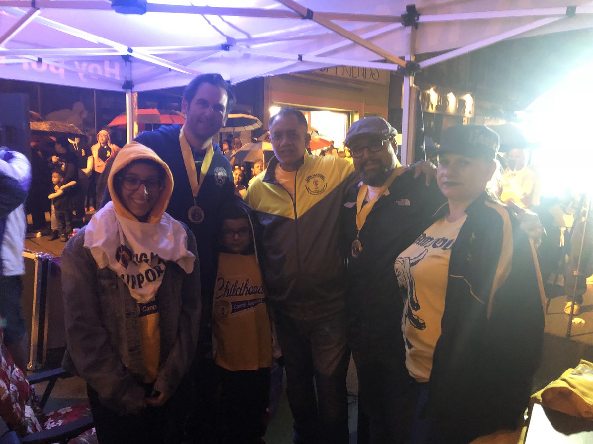 StevenFulop's tweet photo. Last event of the night is the most important. September is Childhood Cancer Awareness month. The color is yellow + we are lighting Newark Ave for the month/raising $ for families. Nice turnout tonight + thank you Copa Maribel for leadership/Councilman Rivera. #JerseyCity https://t.co/gIHqcwIQ16