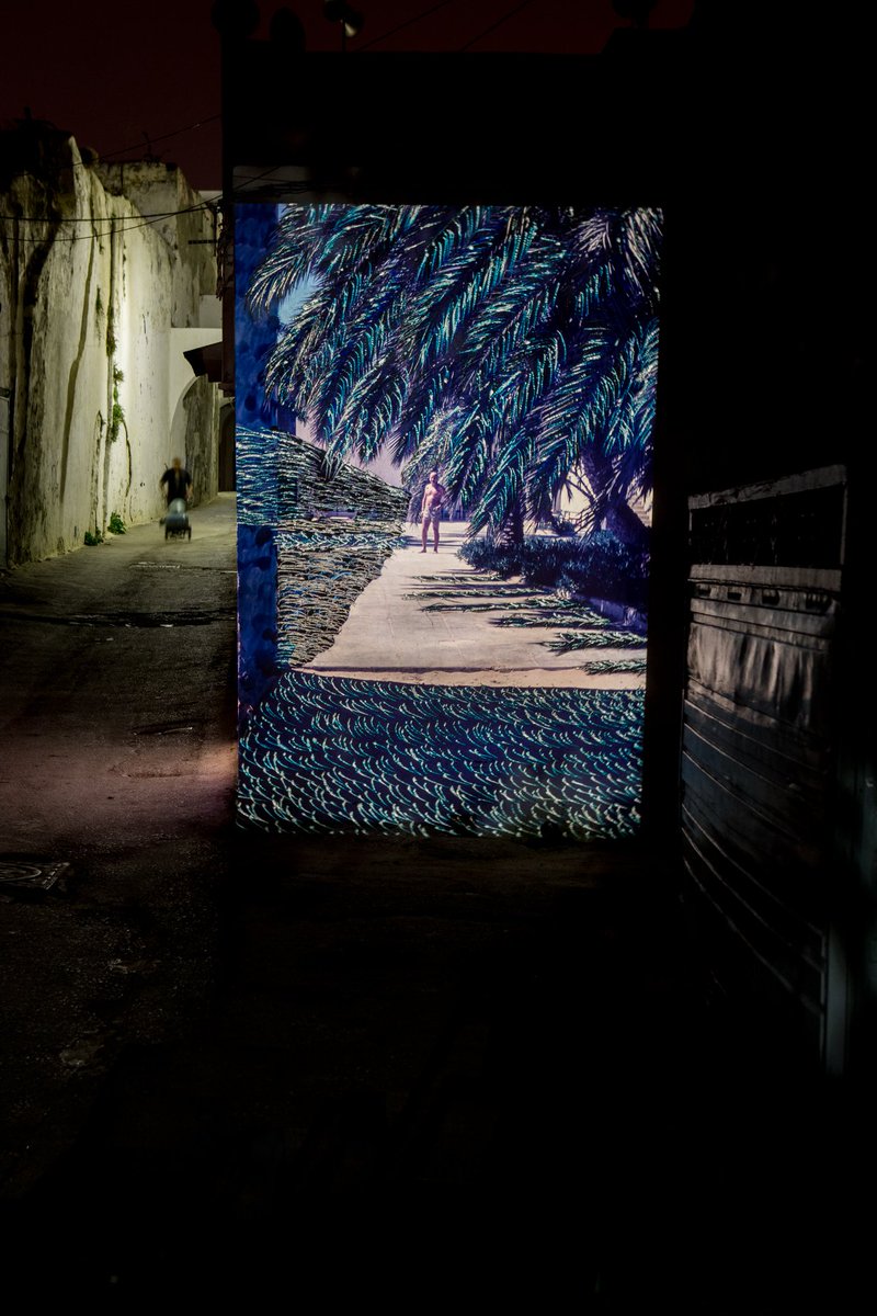 Artist : Sara Foerster
#INTERFRENCE2018 Artwork
Site : Rue du Divan
Photo : Jennifer Braun
 
 #art #lightart #lightfestival #lightingTunisia #Tunisia
