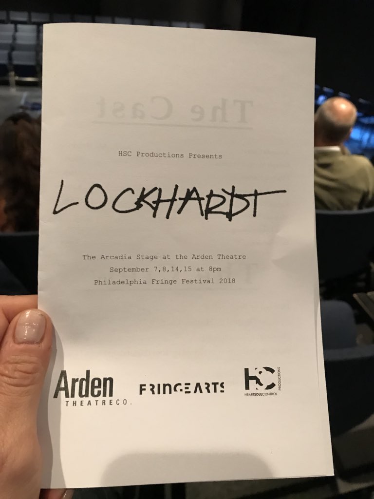 drama_hms's tweet photo. Just saw my first fringe theatre of 2018. A moving and important piece  at #phillyfringe #lockhardt #endschoolshootings #endgunviolence @ArdenTheatreCo https://t.co/aoHuVywV0G