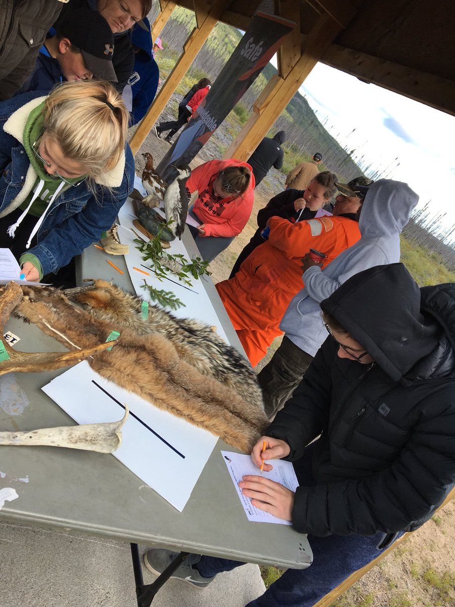 We also had a wildlife quiz! It’s important to teach youth they need to positively I.d. the species before they pull the trigger #wildlife #hunting #youth #education #conservation #speciesatrisk @FWE_GovNL