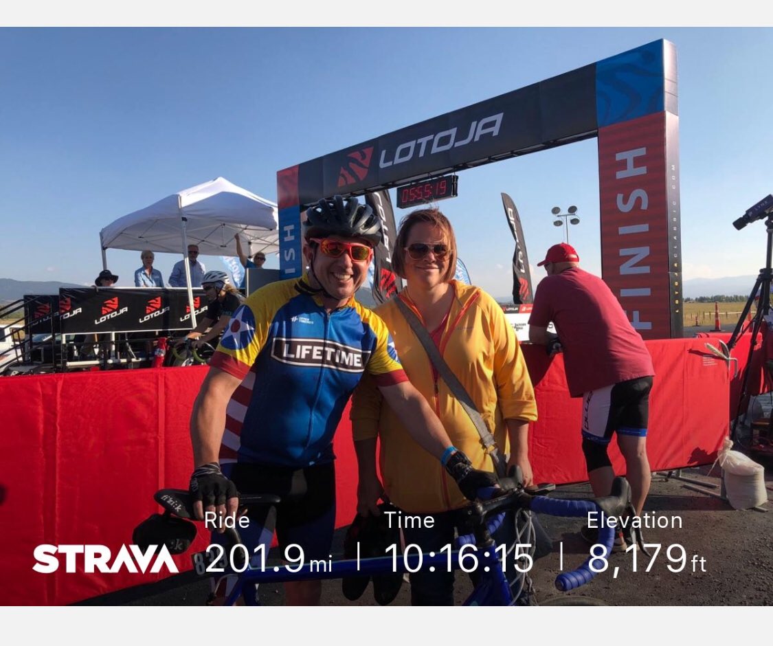 ClintonPMorris's tweet photo. Good times! Done and dusted! #lotoja 🚴‍♂️❤️🔥 https://t.co/XuOfCZL8em