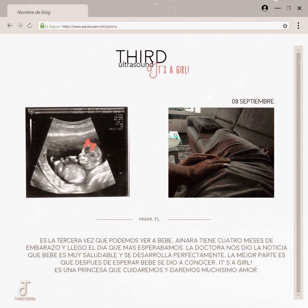 ┋IT‘S A GIRL┋

No puedo creer cómo ha pasado el tiempo, hoy al fin supimos que será una princesita la que viene en camino. No puedo con toda la felicidad que siento, te esperamos con ansias bichito.