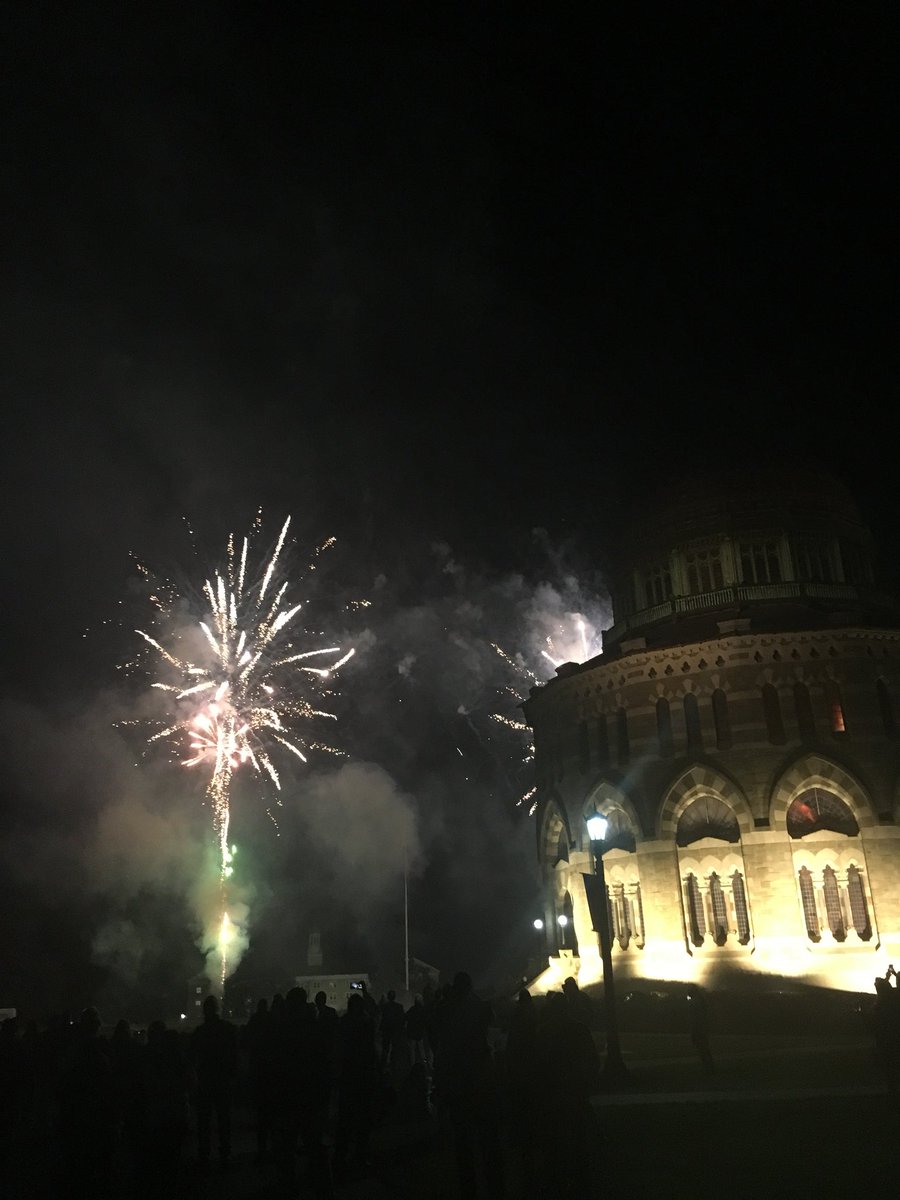 ttorello's tweet photo. Perfect finale to the Inauguration of @union_nineteen . It’s a pleasure and an honor to be working for our new president. @UnionCollegeNY #NottShot https://t.co/aLqFXVVzmE