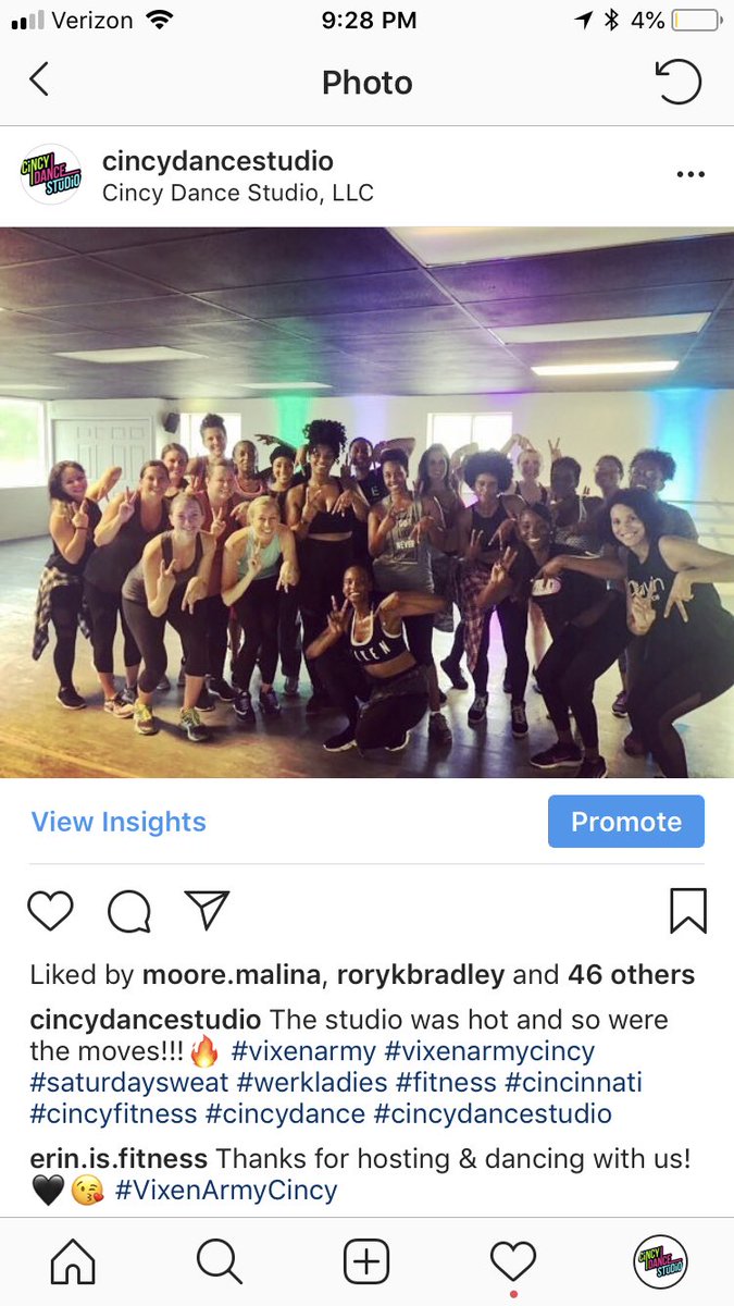 CincyDance's tweet photo. The studio was hot and so were the moves 🔥@vixenworkout #vixenworkout #vixenarmycincy #Cincinnati #cincyfit #cincydance https://t.co/8ciYuxNSuJ