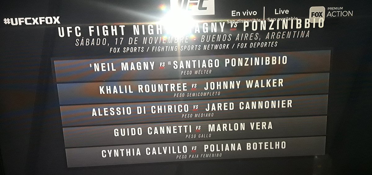 luisalbertobeni's tweet photo. Vamos por fin #UFCENARGENTINA https://t.co/VvhFY3t2B1