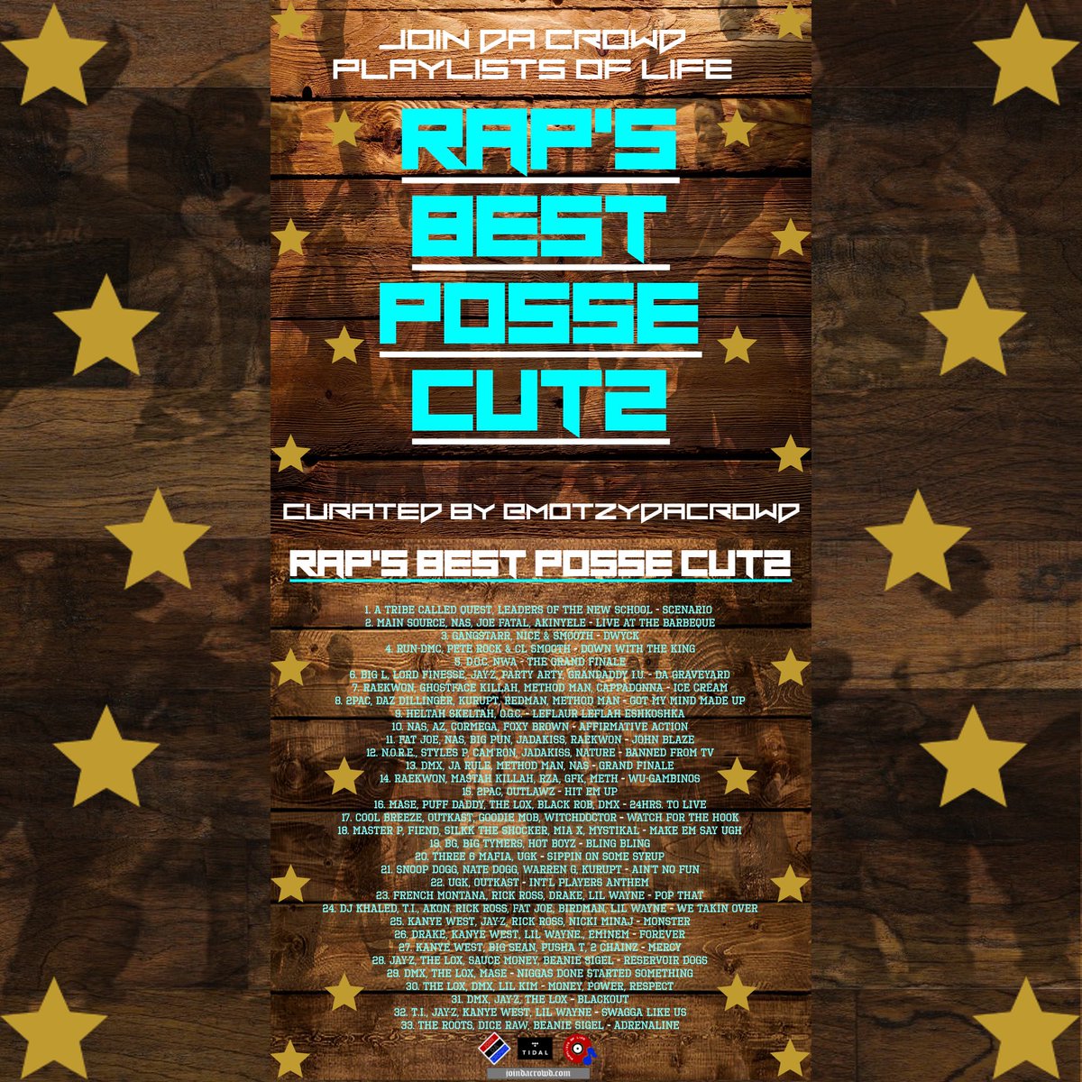 JoinDaCrowd's tweet image. A young @Nas on #MainSource’s “Live At The Barbeque”, a young @_S_C on #BigL’s “Da Graveyard” and a young @LilTunechi on #BG’s “Bling Bling” had the spotlight on them when they were on posse cuts. Curated by @MotzyDaCrowd and streaming only on @TIDAL... joindacrowd.com/2018/09/playli…