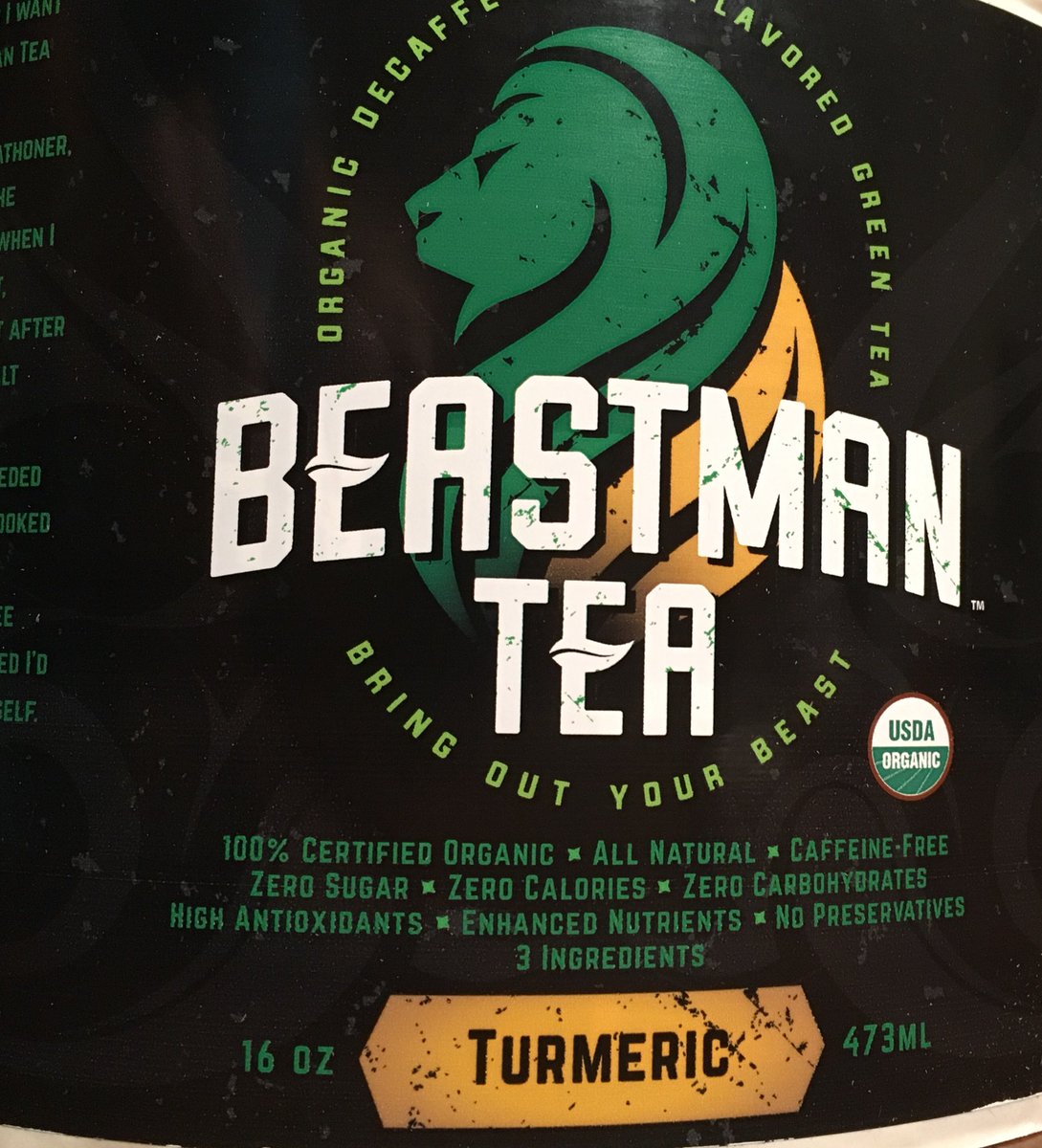 BeastmanTea's tweet photo. So you don’t like bold earthy flavors but want to have a healthy body, why not drink your way to #health with #beastmantea. Now featuring our newest flavor #turmeric. #beastmantea #bringoutyourbeast #drinkbeastmantea https://t.co/hUbutCAOE8