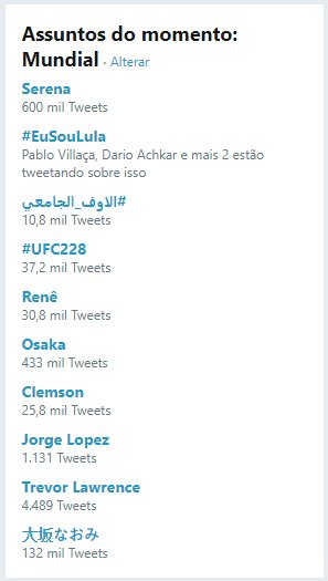 profmaiajr's tweet photo. 08/09/2018 23:39 #EuSouLula em segundo nos #TopTrendings #BrasilFelizDeNovo https://t.co/nelzl2JGgh