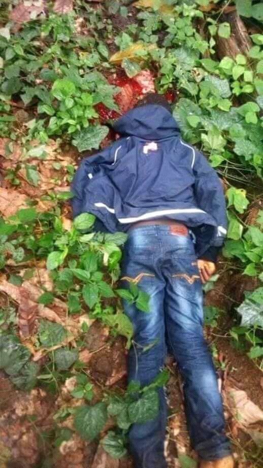 FabianoDeco2's tweet photo. What will Tchiroma say? That these children were terrorists or they were a threat to the state? Little kids shot in Ekona by #PaulBiya #thugs at close range on the head.#GenocideInSouthernCameroons #kids have the right to play in a free #Ambazonia.#hrw #un #au #realDonaldTrump https://t.co/2iVfVL5y7t