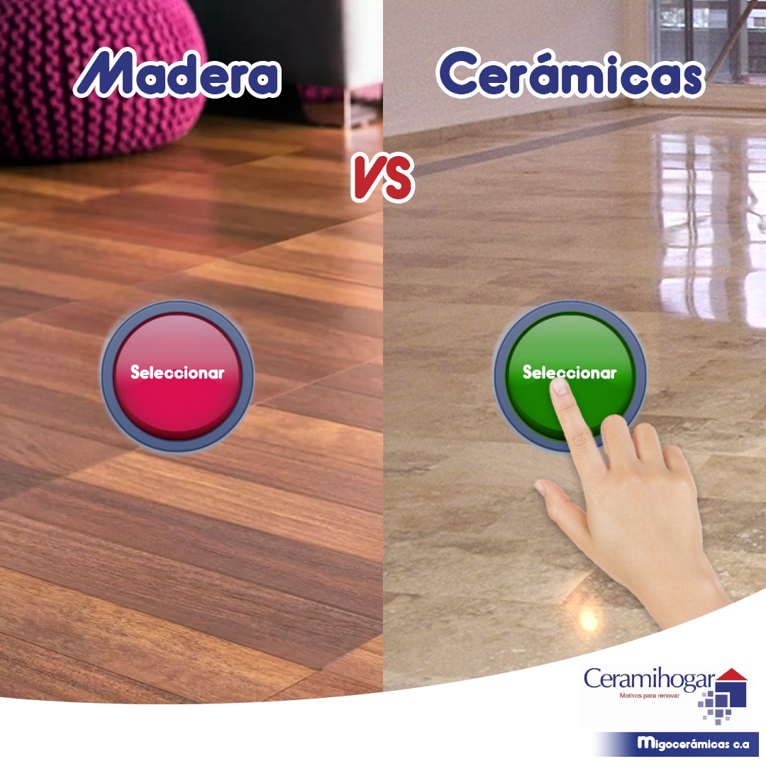 ¿Sabías que la cerámica es uno de los materiales más utilizados en los pisos a nivel mundial? Ya sea por sus cualidades estéticas, variedad  de colores, formas y texturas o por su practicidad, este novedoso material llegó para quedarse. Y tú... ¿Con cuál te quedarías?#tiendasmigo