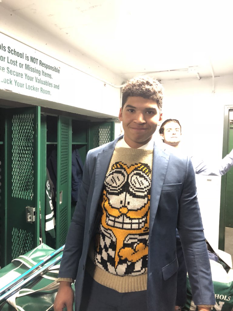 NicholsHockey's tweet image. Great start to the season as the Boys Prep defeats @jrsabres18u   3-2. Jordan Guigui and Noah Daniels (2) find the back of the net. Robbie Nuchereno stood tall with 37 saves. Thanks to @NS_GangGreen and all of the fan support. Noah Daniels named the first #StreetDemon