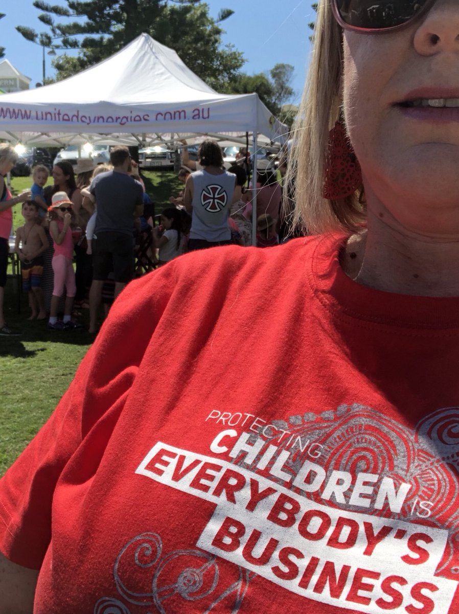 Proud to be at #Kingsbeach for #childprotectionweek @unitedsynergies