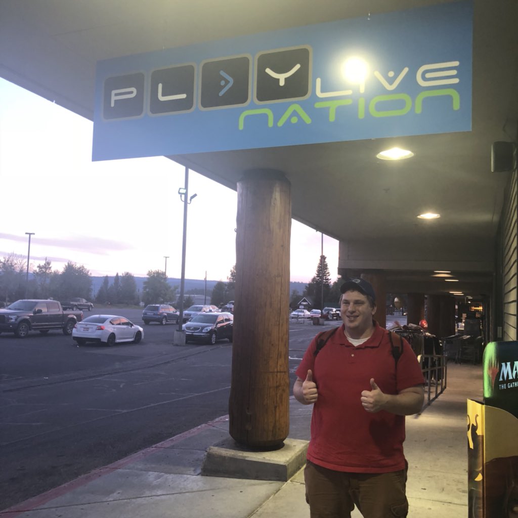 ABUGAMES's tweet photo. Woo @JobyMtg just wont the PPTQ here up in McCall! #TeamABU #ABUGames #mtg #modern #mtgmodern #pptq #winner #uwcontrol https://t.co/IYpztTdjgM