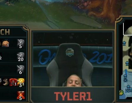 Xenogenic's tweet photo. Wow guys, we invite @loltyler1 to play and we can't accommodate him with a chair of the right size?  That's messed up. https://t.co/yzximgcs0s