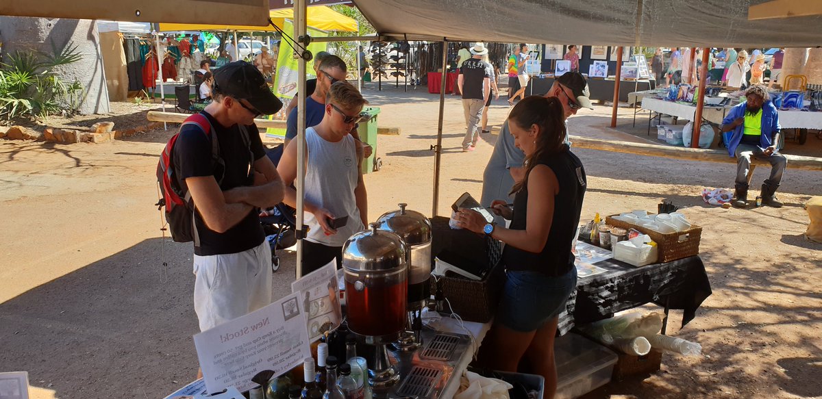 KimberleyCoffee's tweet photo. Sunday Session Broome Markets - #kimberleycoffeecompany #broomemarkets #roastedinthezone #perfectdailygrind #coffeehunters #coffeeplease #coffeelovers #coffeeroaster #flatwhite #sobroome #tastebroome https://t.co/uGTVevQRpl