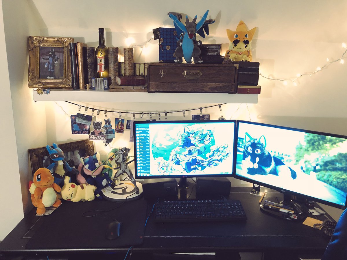 Arrin On Twitter New Desk Aesthetic With Pokemon And Other
