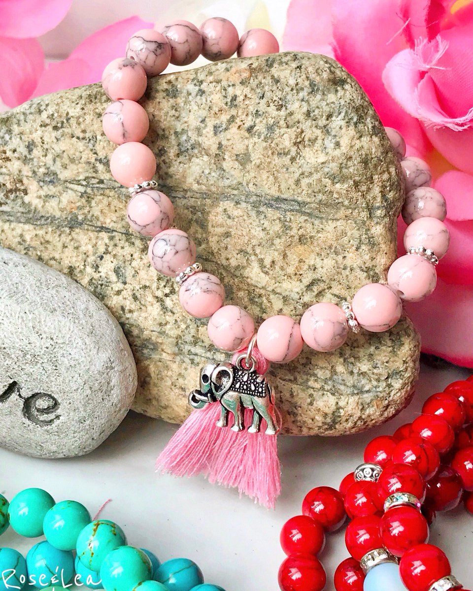 Elephant Gemstone Bracelet - Available in the shop now! #elephants #yogi #mala
etsy.com/ca/listing/640…