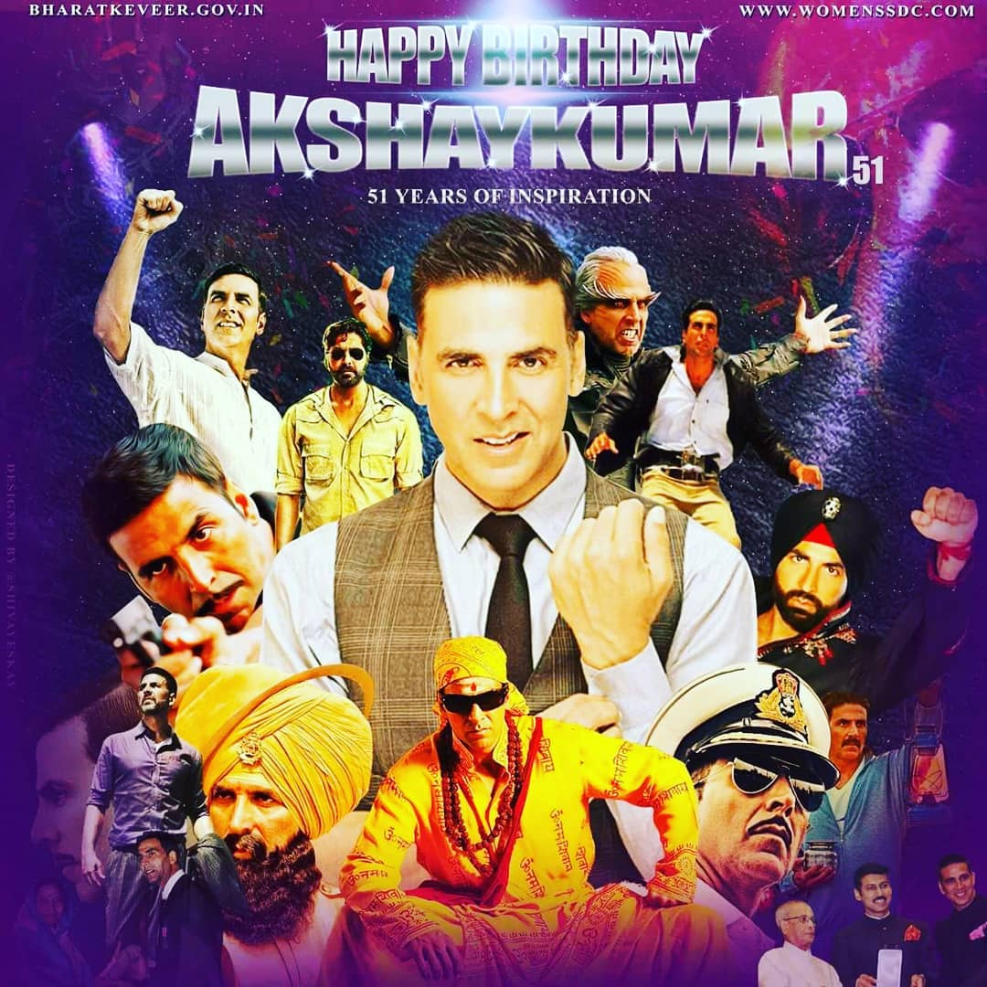 Happy Birthday Legend & Khiladi of Bollywood -Akshay Kumar.  