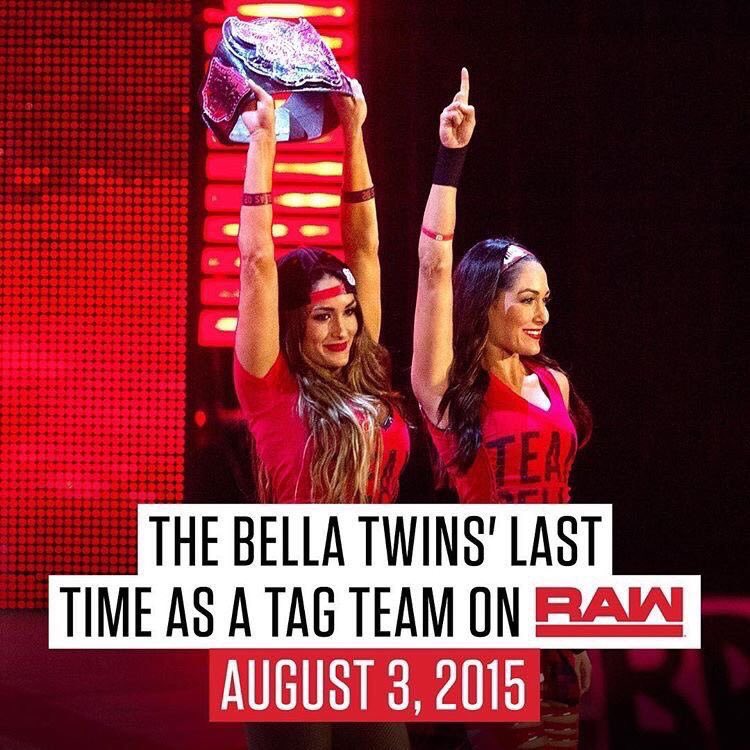 sebaswrestling's tweet photo. 3 years later... VIBES! โค๏ธ๐ฏโโ๏ธ๐ช๐ผ #TeamBella #BellasAreBack #TwinMagic #RAW https://t.co/A1fULhj2Zt