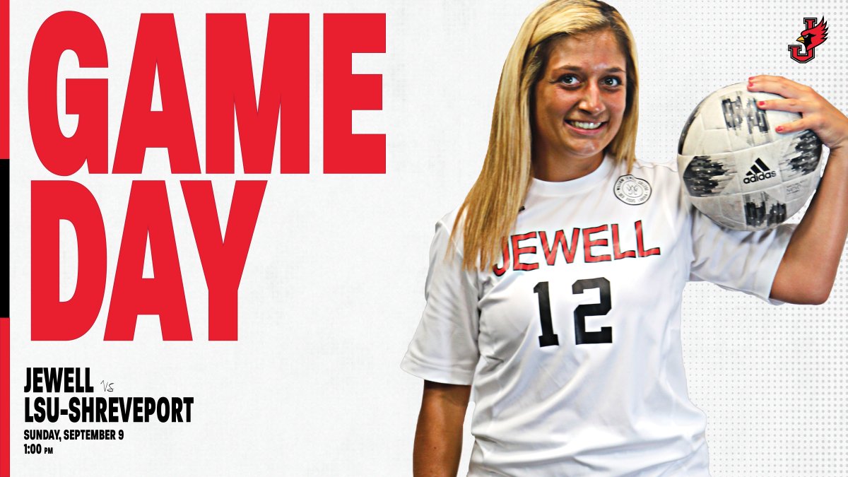 JewellCardinals's tweet photo. ⚽️ GAME DAY ⚽️

🔴 @JewellSoccer 
🆚 @LSUS_Athletics
📍 Greene Stadium
📊 https://t.co/QahWmIsSiQ

#DefendTheNest https://t.co/4nON7UCdWK