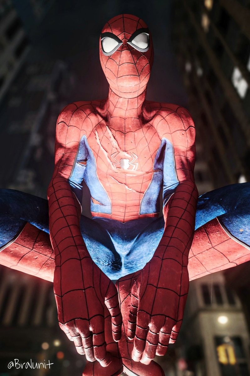 Bralunit's tweet photo. @shinobi602 Thanks for the inspiration dude. Got me all hooked on photo mode now 😉 @insomniacgames #SpiderManPS4 https://t.co/Ws0ybF05tl