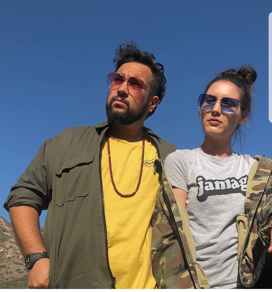 Jamagel his/her tee available online at jamagel.com