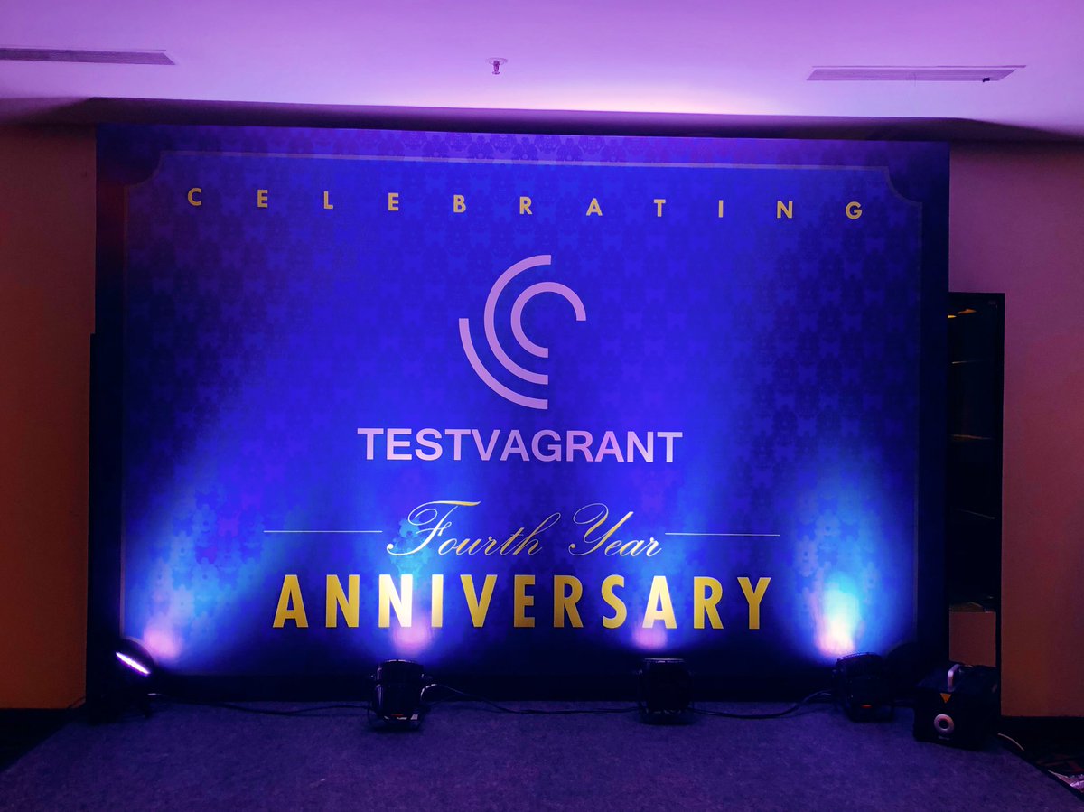 nishuverma's tweet photo. 4 years of #testvagrant!
What a lovely journey with great folks equally passionate for testing and innovation in testing! https://t.co/OyNoFkDy3D