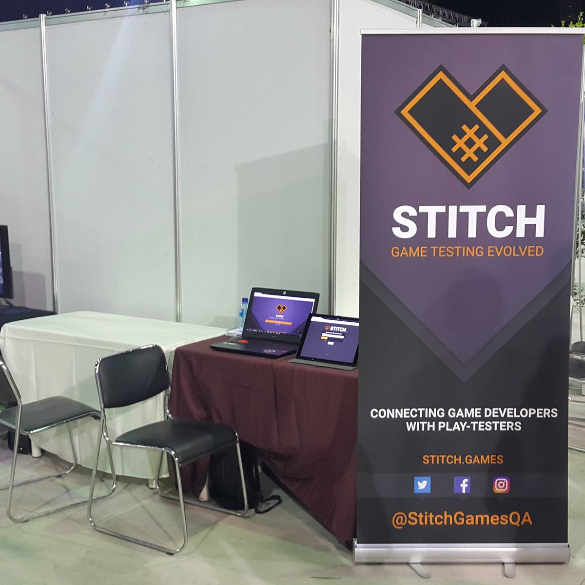 StitchGamesQA's tweet photo. All set and ready to talk a lot. Day 2.

Gamers, testers and game-developers come forth!

#ChangeMakerLB #lebanon #Beirut #mypoorthroat https://t.co/ZmjRFmZtSq
