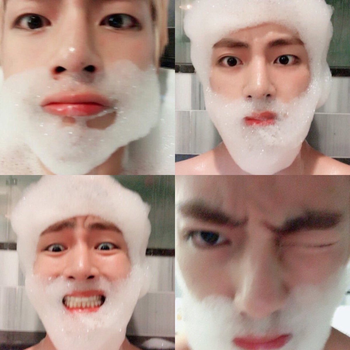 HamnaTaehyung's tweet photo. Tae tae ur gonna kill me one day with those looks 😂😭♥️👏🏽👏🏽I love you for this , y'all this is how ur suppose to take a bubble bath 😂💞🙌🏼🙌🏼 #savetaetae #staysafebangtan #armyfolyfe https://t.co/Yf1d1Nhhi3