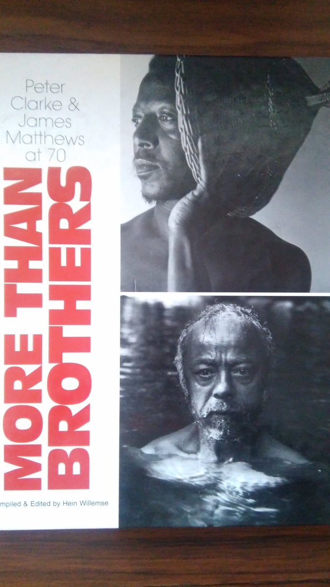 AfricanPicker's tweet photo. Pick of the Day: More than Brothers - Peter Clarke and James Matthews at 70 compiled and edited by Hein Willemse. This book looks at the friendship of Peter Clarke who is an artist and James Matthews who is a poet. Published by Kwela in 2000. #africanliterature https://t.co/fKAmSLssyx