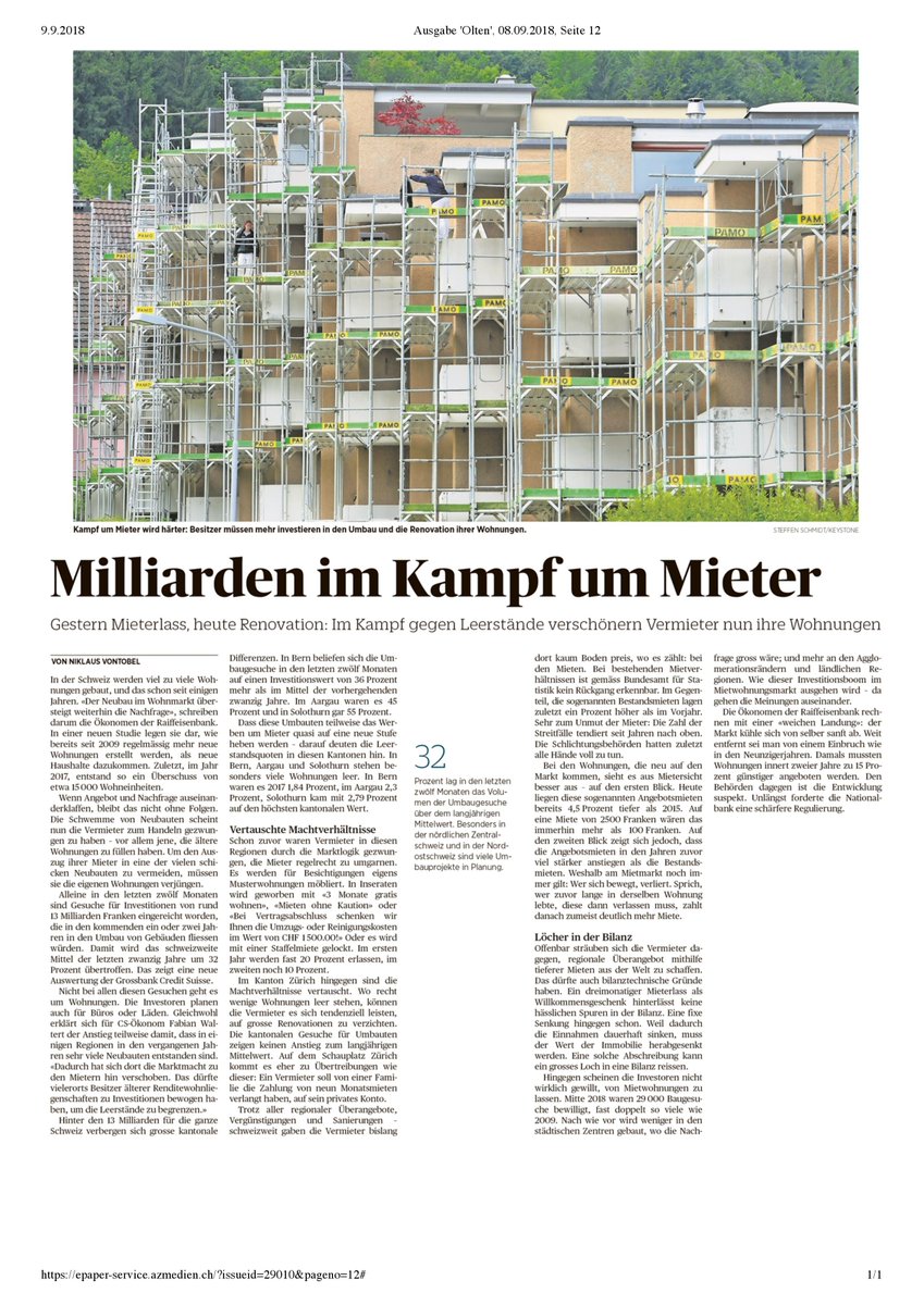 immovestore's tweet photo. Kampf um Mieter - Vermieter investieren Milliarden
#Immobilien #Mieter #Renovationen #Investoren #Vermieter https://t.co/B0pI575aa7