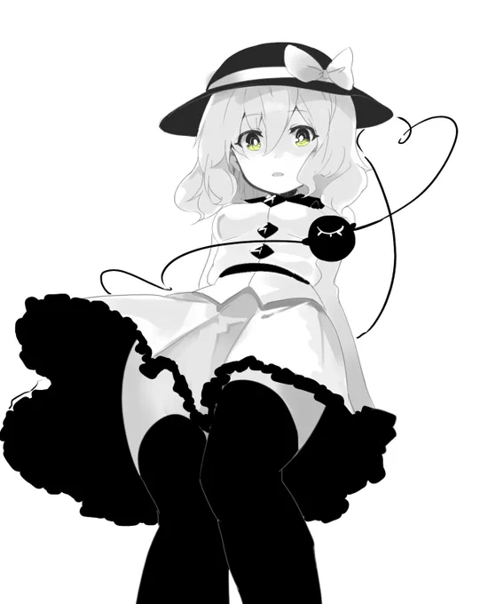 #東方project
しろくろこいし^^ 