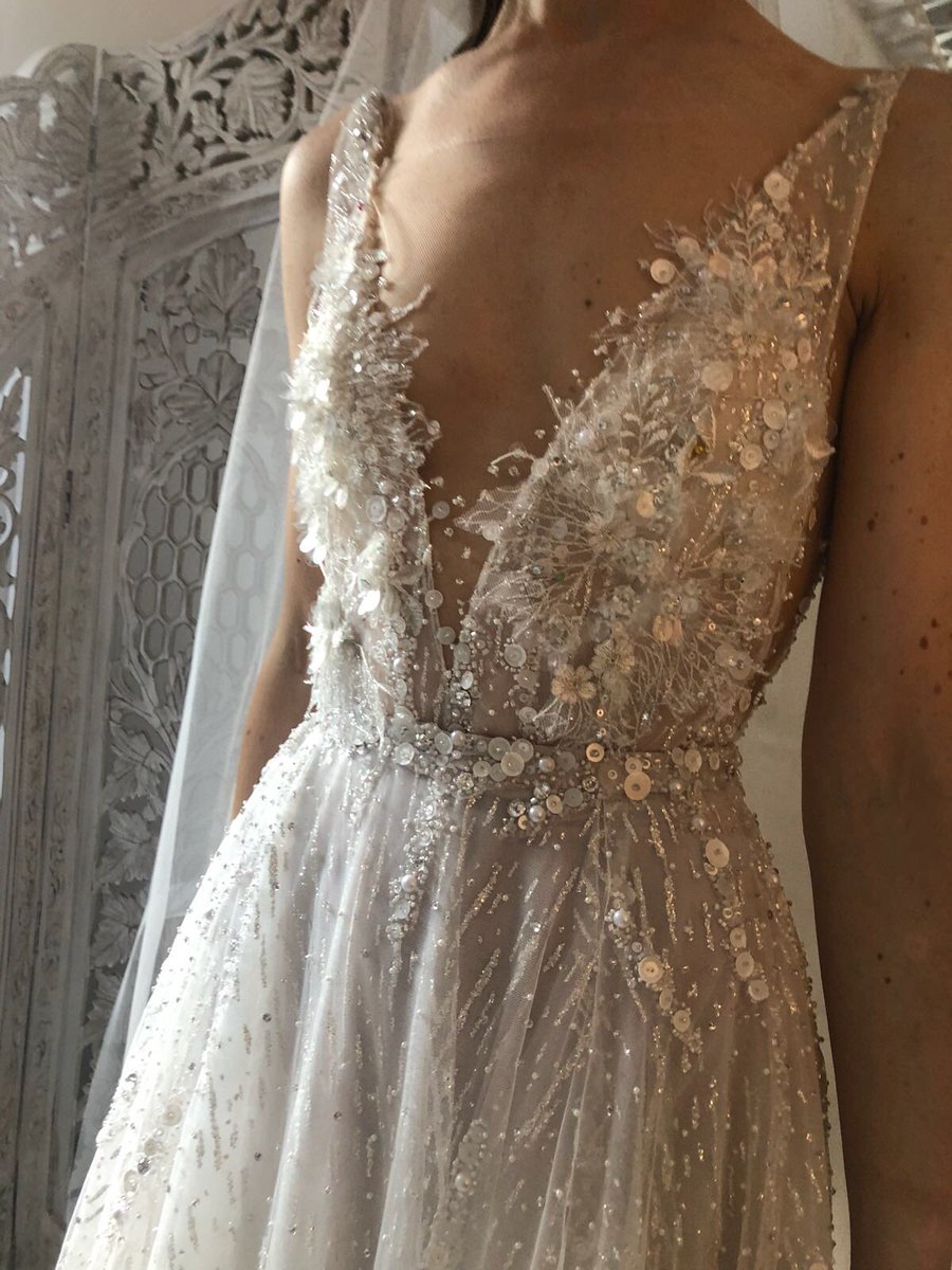 Final Fitting #emmabeaumontbride #besoke #embellishedweddingdress