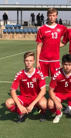 VCF__Nordic's tweet photo. César Banacloy Harcourt debuted for Denmark U-18 in Israel this week. The left back has lived in Valencia for years but has Danish family ties. Amunt! 🇩🇰 https://t.co/FXIjXSEeoq