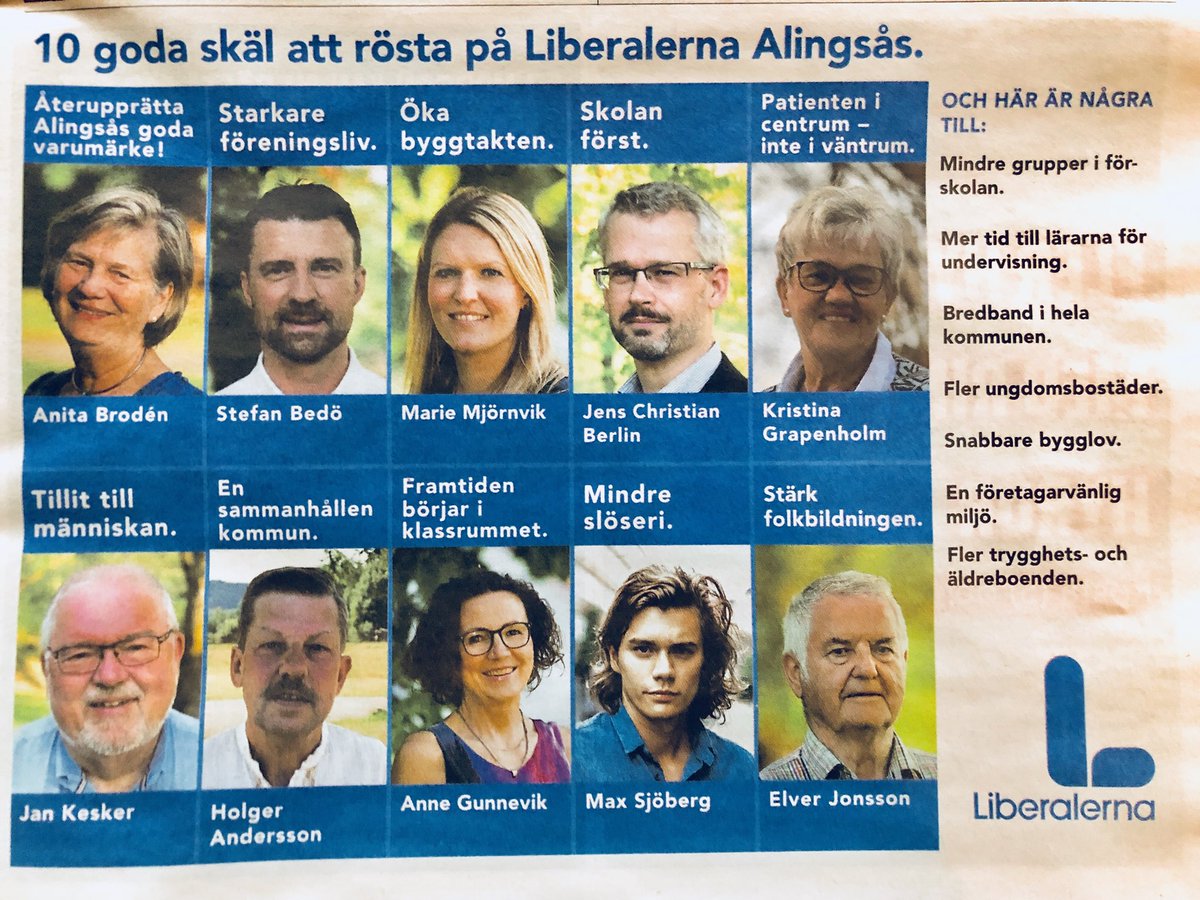 mjornvik's tweet photo. Rösta på oss idag. #Liberalerna https://t.co/vYaOQc8GYP