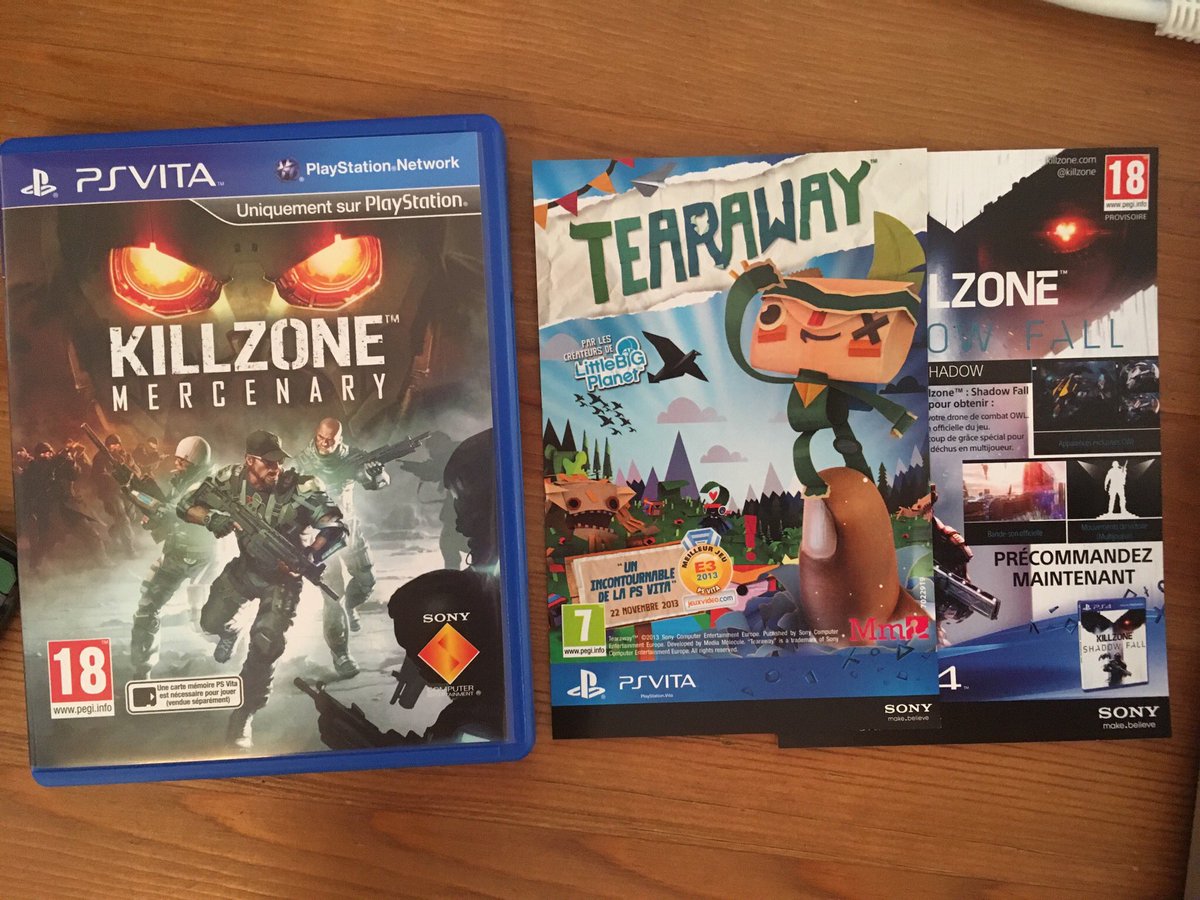 dimeao's tweet photo. Davantage de détails de Killzone Mercenary #MiniUnboxing #psvita 😄 https://t.co/5fRho8hXac