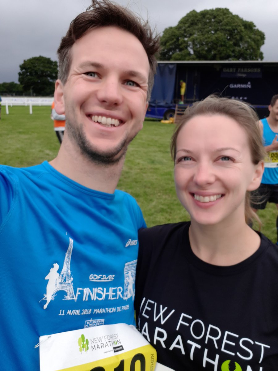 RobMawdsley's tweet photo. Ready for #newforesthalf with @HannahMawdsley. Let's go! https://t.co/Ay8E4098js