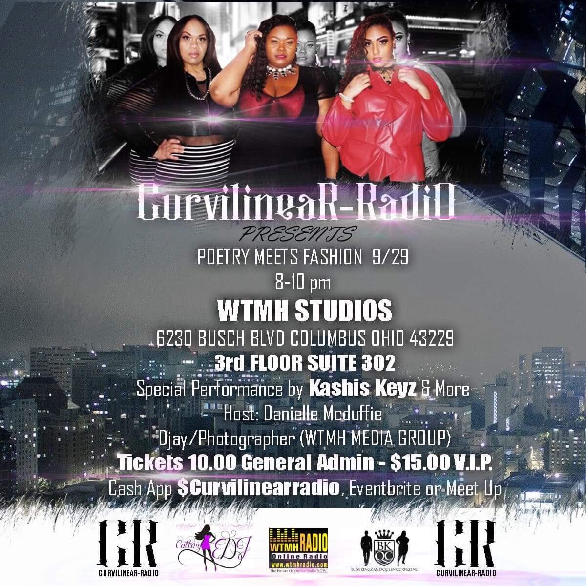 CurvilinearRad1's tweet photo. Poetry + fashion = a night to remember! 

Join us Curvilinear Radio for something different ❤ https://t.co/tlCztx7uL1