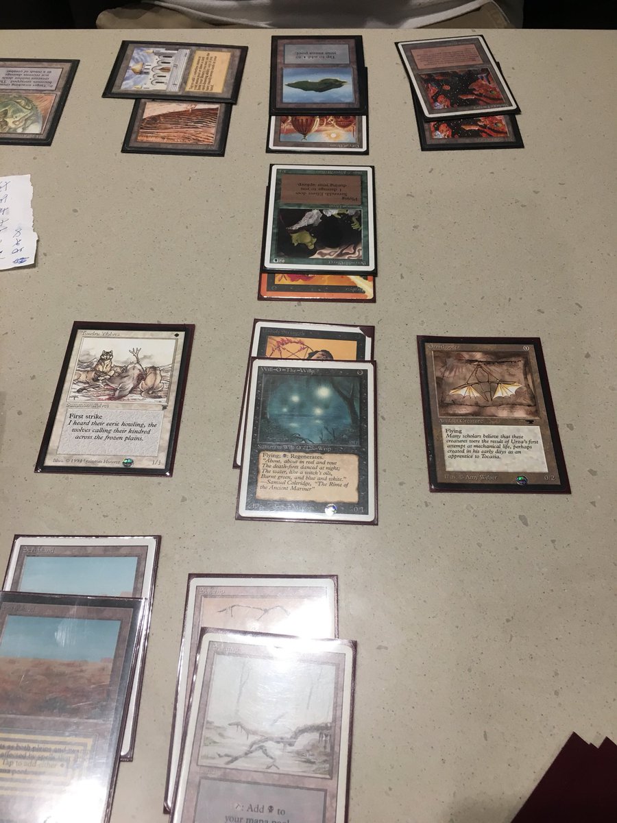 DiamondValley_'s tweet image. Yes, we played #OldSchoolMTG and opened up some #magicmail with a Juzam Djinn at McDonald’s. Actually, Diamond Valley got its start 1 year ago at this same McDonald’s!