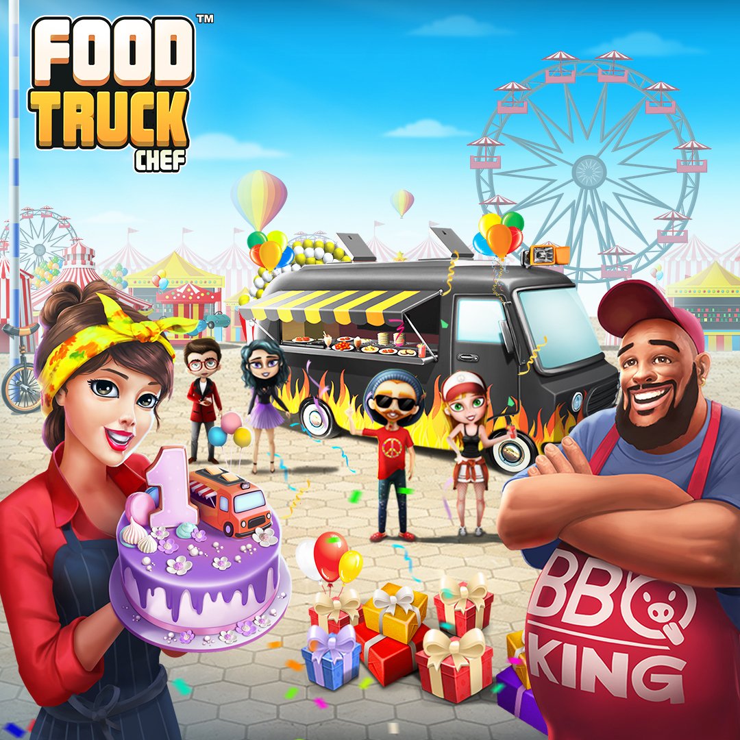 myfoodtruckchef's tweet photo. Hi Chefs,
Join us as we celebrate the First Anniversary!🎂
Food Truck Chef is globally featured on all the platforms - @Google, @Apple, and @facebook.
Thank you @GooglePlay, @AppStore and @fbplatform for all the love!
#FoodTruckChef #GooglePlay #AppStore #FacebookForDevelopers https://t.co/4eF3JTlpKC