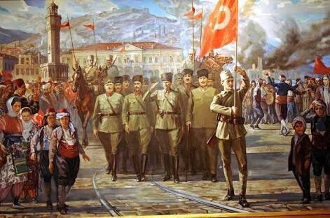 1dlk_'s tweet photo. Bütün cihan işitsin ki; Efendiler! 
Artık İzmir hiçbir kirli ayağın üzerinde basamayacağı kutsal bir topraktır❗

Dağlarında çiçekler açan güzel İzmir'in düşman işgalinden kurtuluşunun 96. yılı kutlu olsun.  #9Eylül https://t.co/YIfI30Xt2e
