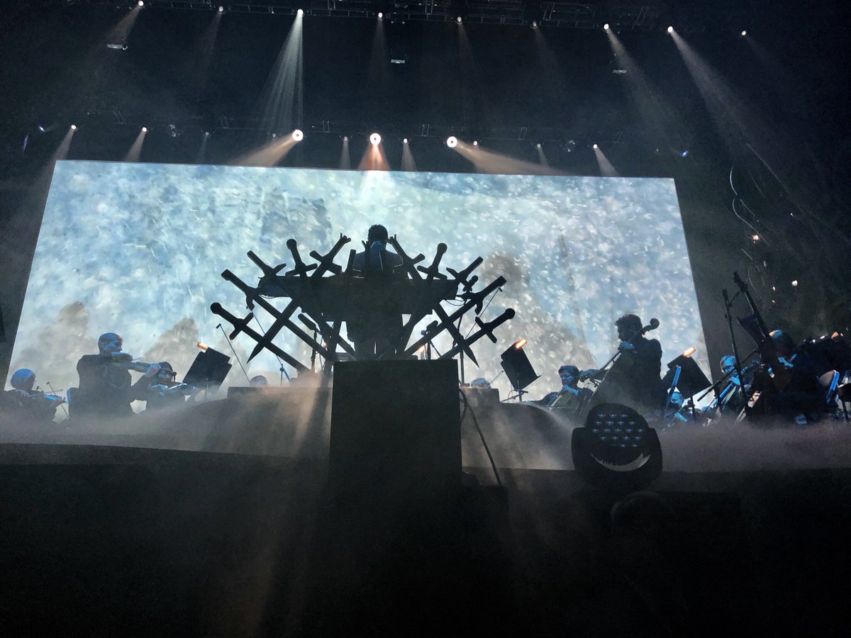 GoT_Tyrion's tweet photo. Ramin Djawadi sends his regards #Emmys2018 #GameofThronesLive https://t.co/XLF2ie3RCU