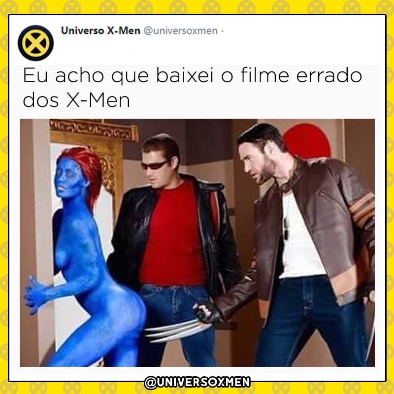 universoxmen's tweet photo. #XFUN: Não era bem assim que eu lembrava dos filmes

Via: Spoiler https://t.co/ULMxQAEzhL