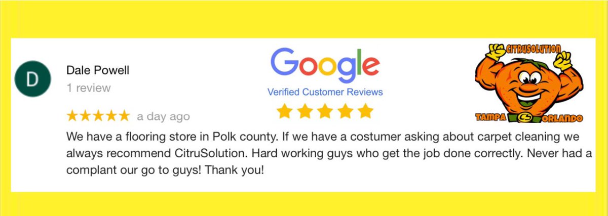 McCitrusolution's tweet image. 🗣We appreciate that Mr. Powell!!  Glad we’re able to take care of the referrals you have sent our way.  We always say “you tell people about us at #CitruSolution #Orlando ... we promise we want make you look bad!” 🤗 Thanks again!
🚐🚶‍♂️🚶‍♂️🏘 #GoogleReview 🌟🌟🌟🌟🌟💪