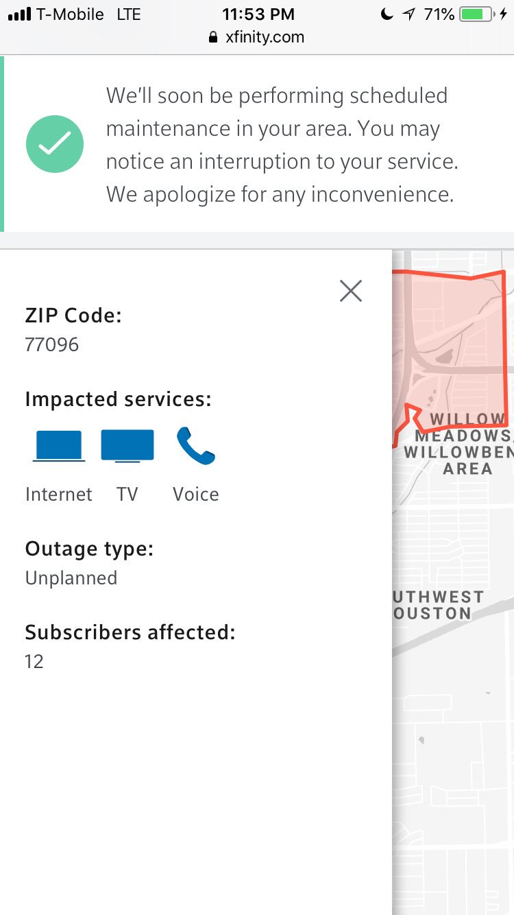 Nummymuffin on Twitter xfinity outage in houston texas