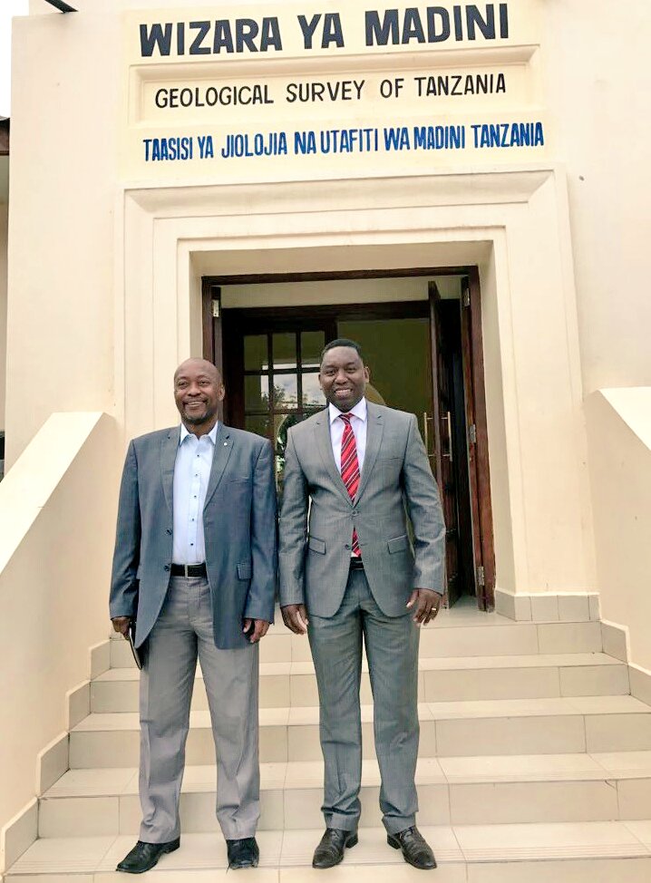 DanMKazungu's tweet photo. Mining is still an area of my interests!
I visited Mr Maruvuko Msechu, Chief Geologist at the Geological Survey of Tanzania in Dodoma to seek closer partnership & collaboration between Kenya and Tanzania in the mining sector.
.
.
.
#MiningKe #MiningTZ #MiningEA #ExtractivesKe https://t.co/Pyz7QFyKn7