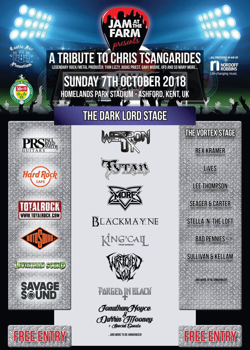 3 weeks ‘till Jam At The Farm 🤘