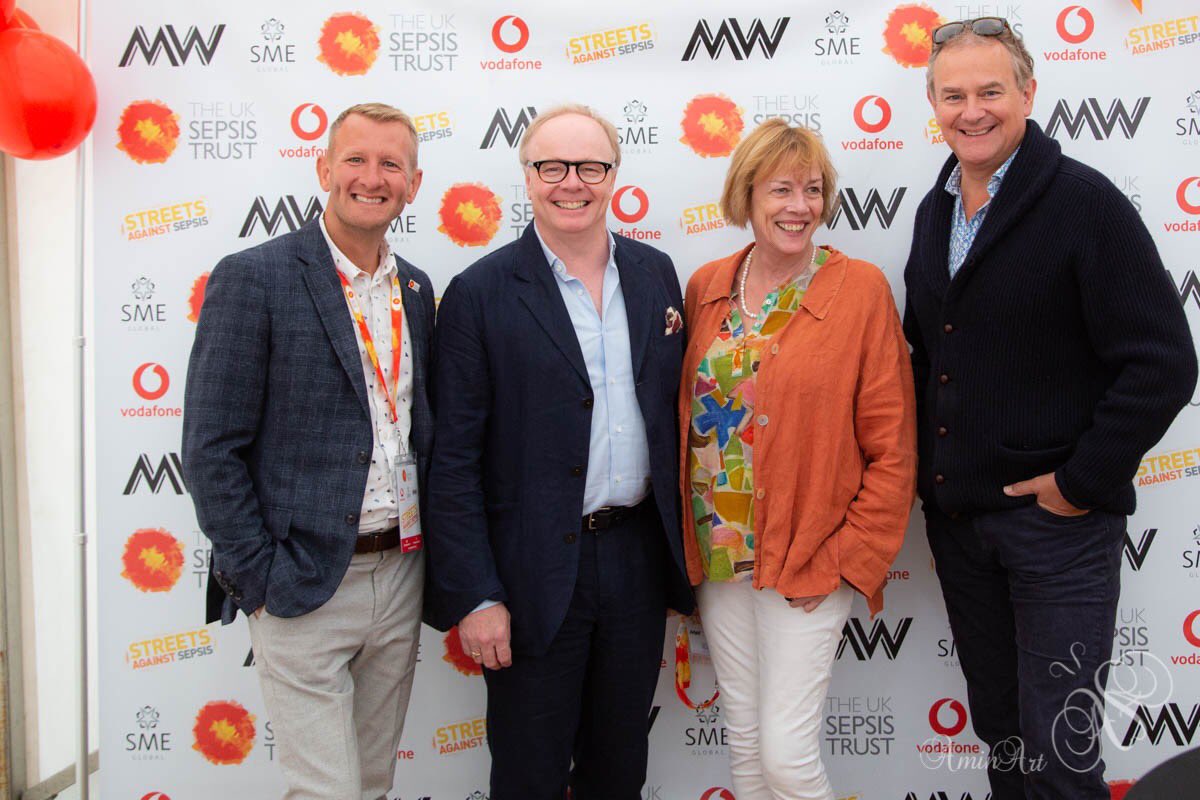 Jason__Watkins's tweet photo. Thank you @hughbon for spending so much time with us in the @UKSepsisTrust tent at @HighclereCastle yesterday. Such invaluable support and so appreciated x x https://t.co/tCUECRljaW